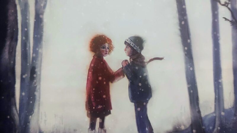 para patrząca na siebie