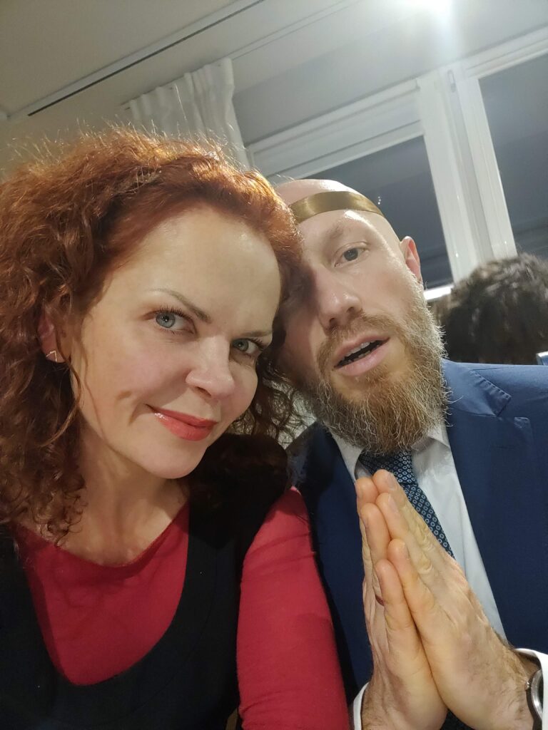 małżeństwo planujące święta